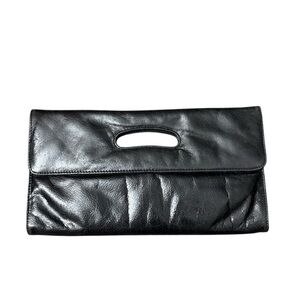 Hobo International Katrina Black Leather Clutch